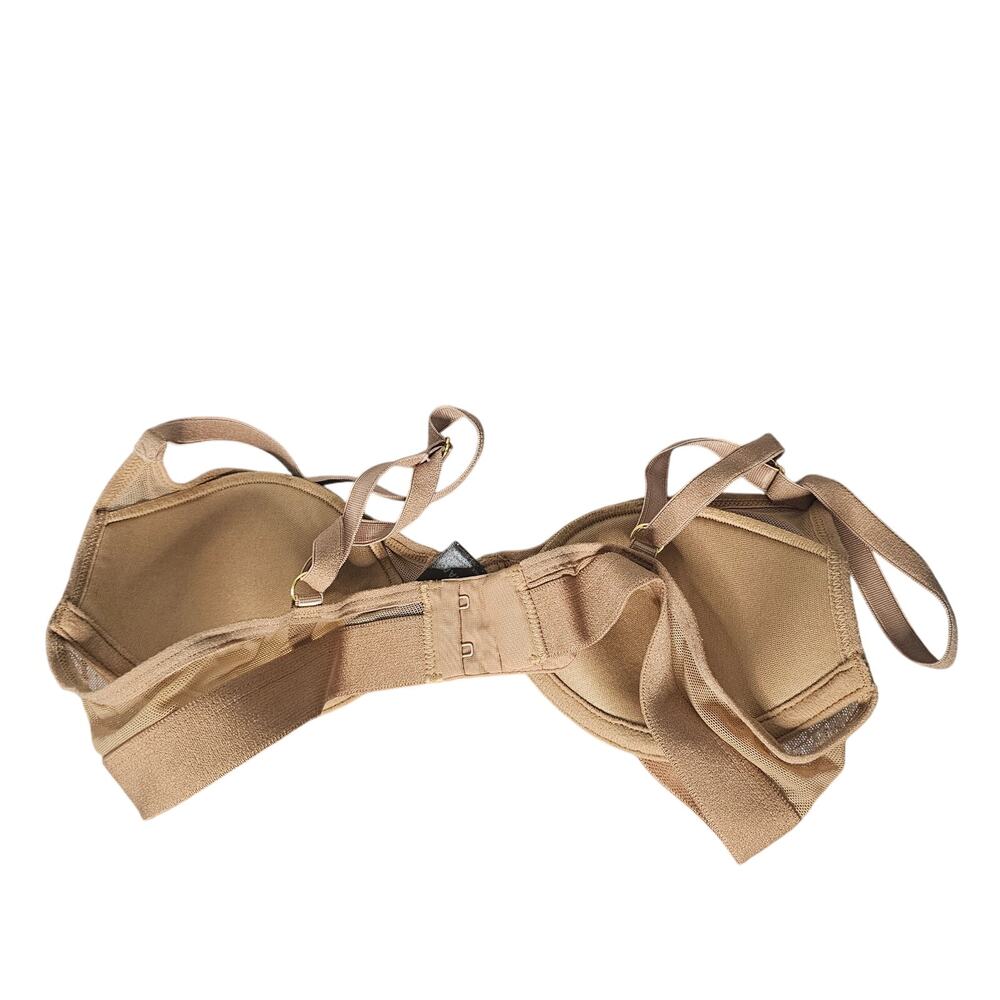 Pepper Mesh classic All You Bra Lightly Lined Size 34AA Tuscan Beige tan nude - Picture 4 of 5